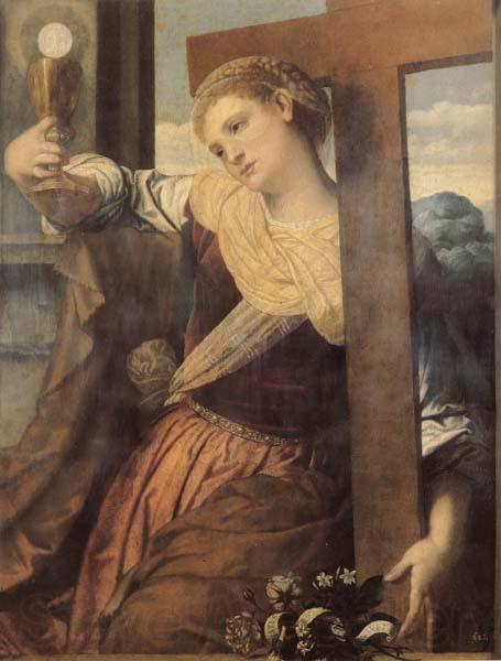 MORETTO da Brescia Allegory of Faith France oil painting art